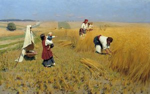Raccolto in Ucraina, 1886 da Mykola Kornylijowytsch Pymonenko