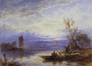 Un Traghetto al Tramonto
