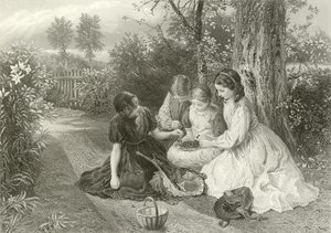 Una festa di ciliegie da Myles Birket Foster