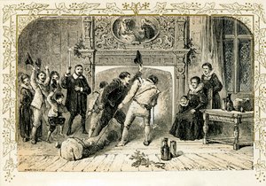 Cerimonia della vigilia di Natale da Myles Birket Foster