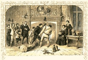 Cerimonia della vigilia di Natale da Myles Birket Foster