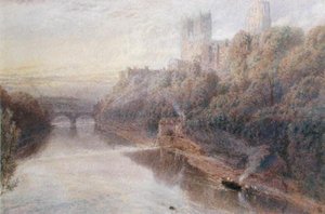 Castello di Durham da Myles Birket Foster