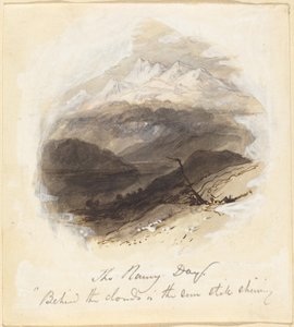 Illustrazione per "Il giorno di pioggia" di Longfellow da Myles Birket Foster