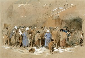 La distribuzione del carbone da Myles Birket Foster