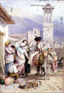 Il venditore ambulante da Myles Birket Foster
