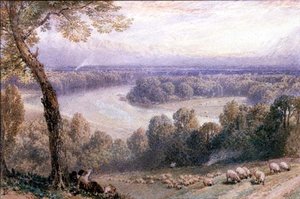 Il Tamigi da Richmond Hill da Myles Birket Foster