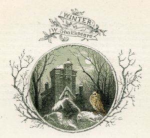 Inverno di William Shakespeare da Myles Birket Foster