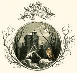 Inverno di William Shakespeare da Myles Birket Foster