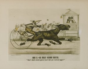 Mud S. - Il Grande Distruttore di Record da N. & Ives J.M.(1824 95) (after) Currier
