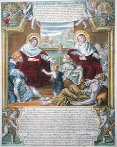 SS. Cosma e Damiano che curano i poveri da N. Picart