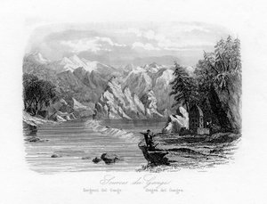 Sorgente del Gange, India da N. Remond