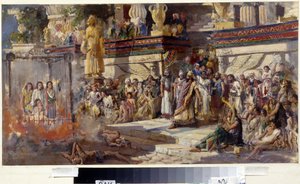 I tre giovani nella fornace ardente, 1879 da N. T. Malyshev