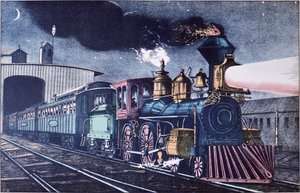 Il treno notturno, c.1860