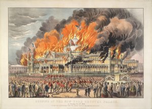 Incendio del New York Crystal Palace martedì 5 ottobre 1858