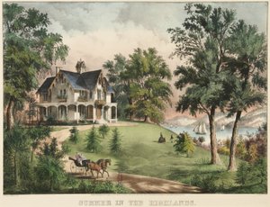 Estate nelle Highlands da Currier and Ives
