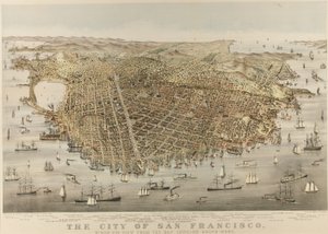 La città di San Francisco - Vista a volo d