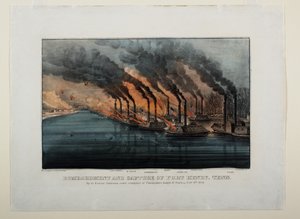 Bombardamento e cattura di Fort Henry, Tenn, c.1862