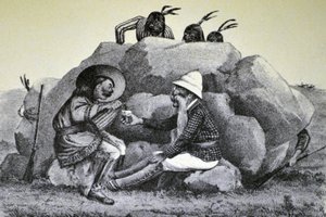 Un dandy ululante - Sul sentiero di guerra da N. and Ives, J.M. Currier