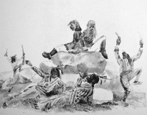 Un dandy ululante - Sul sentiero di guerra da N. and Ives, J.M. Currier