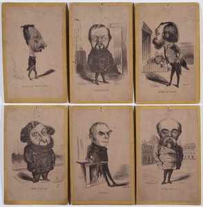6 Ritratti-caricatura: Jules de Premaray (Jules Martial Regnault da Nadar
