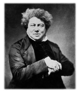 Alexandre Dumas il Vecchio (1802-1870) scrittore francese, foto di Nadar c. 1855 da Nadar
