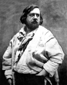 Poeta francese Theophile Gautier, fotografato da Nadar, c.1854-1855 da Nadar
