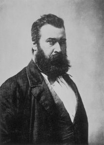 Jean-Francois Millet (1814-1875), pittore francese, fotografia di Nadar da Nadar
