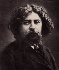 Ritratto di Alphonse Daudet (1840-1897), scrittore francese (foto) da Nadar