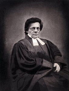 Ritratto di Alphonse Monod, pastore di origine svizzera (1802-1856) da Nadar