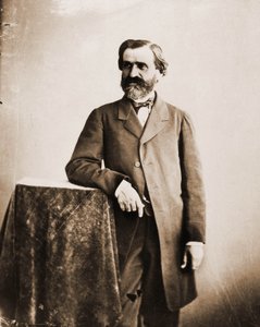 Ritratto di Giuseppe Verdi, musicista 1813-1901 (foto) da Nadar
