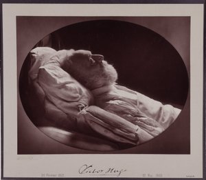 Victor Hugo sul letto di morte, 22 maggio da Nadar