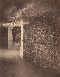 Catacombe, Parigi, aprile 1862 da Nadar