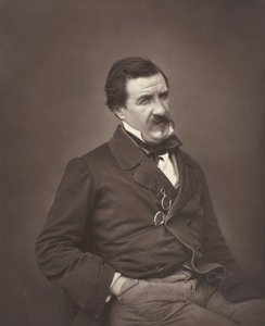 Champfleury nato Jules François Felix Fleury-Husson, critico e romanziere francese, 1821-1889, c. 1855 da Nadar