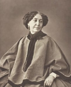 Georges Sand nata Amantine Lucile Aurore Dupin, romanziera francese, 1804-1876