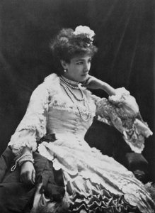 Sarah Bernhardt, attrice francese da Nadar