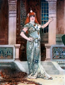 Sarah Bernhardt come Isotta da Nadar