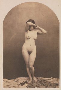Nudo femminile in piedi