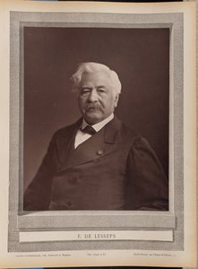 F. de Lesseps da Nadar [Gaspard Félix Tournachon]