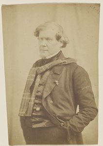 Paul Lacroix, "Bibliofilo Jacobi", studioso di letteratura da Nadar [Gaspard Félix Tournachon]