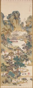 Raccolta di poesie al Padiglione delle Orchidee da Nakabayashi Chikkei