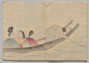 Scena dal Libro Illustrato di Kōrin (Volume 2) da Nakamura Hochu