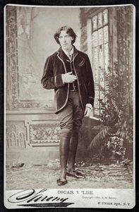 Oscar Wilde in America nel 1882 da Napoleon (after) Sarony