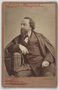 Bayard Taylor da Napoleon Sarony