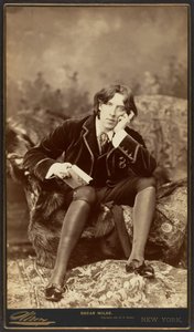 Oscar Wilde da Napoleon Sarony