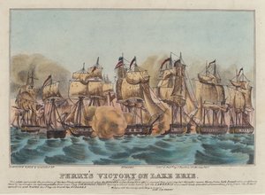 La vittoria di Perry sul lago Erie da Napoleon Sarony