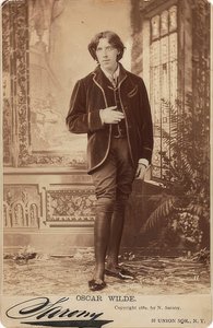 Ritratto di Oscar Wilde da Napoleon Sarony