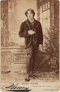 Ritratto di Oscar Wilde, 1854-1900, 1882 da Napoleon Sarony