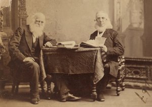 William Cullen Bryant e Peter Cooper da Napoleon Sarony