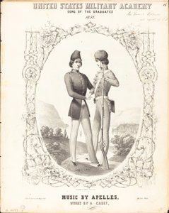 Accademia Militare degli Stati Uniti, Canzone dei laureati da Napoleon Sarony, after James McNeill Whistler