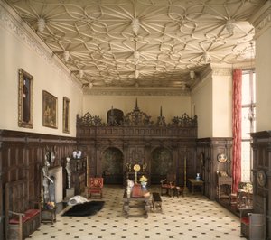 E-1: Sala grande inglese del periodo Tudor tardivo, 1550-1603 da Narcissa Niblack Thorne